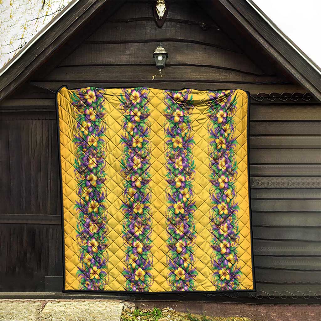 Aloha Hawaii Mardi Gras Quilt Gold Style LT05 - Polynesian Pride