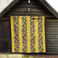 Aloha Hawaii Mardi Gras Quilt Gold Style LT05 - Polynesian Pride