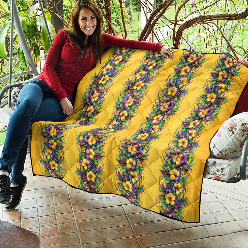 Aloha Hawaii Mardi Gras Quilt Gold Style LT05 - Polynesian Pride