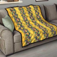 Aloha Hawaii Mardi Gras Quilt Gold Style LT05 - Polynesian Pride