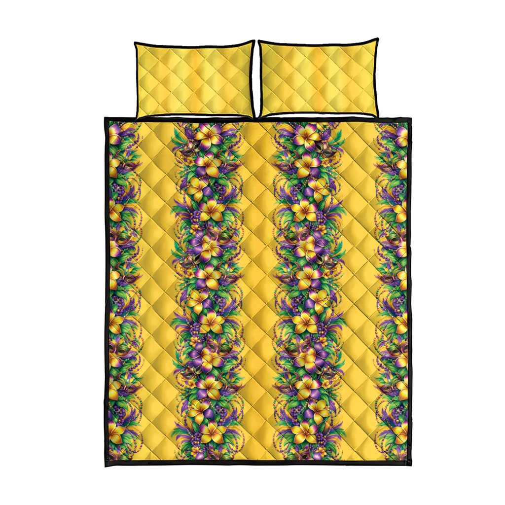 Aloha Hawaii Mardi Gras Quilt Bed Set Gold Style LT05 - Polynesian Pride