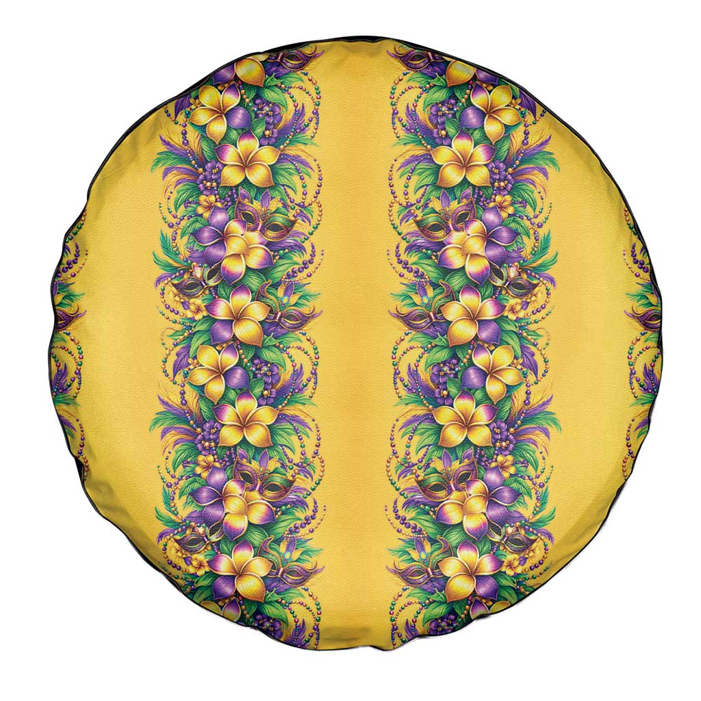 Aloha Hawaii Mardi Gras Spare Tire Cover Gold Style LT05 - Polynesian Pride