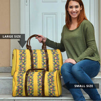 Aloha Hawaii Mardi Gras Travel Bag Gold Style