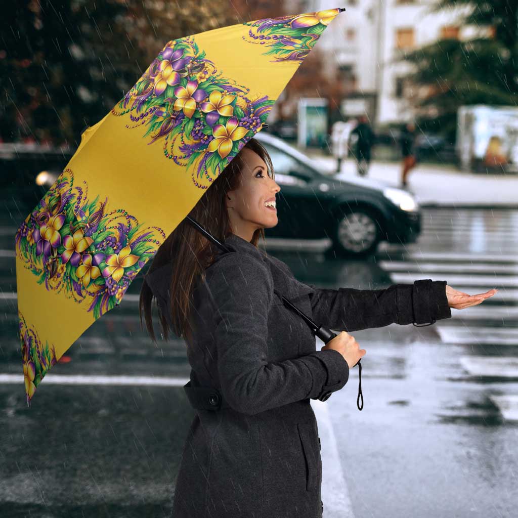 Aloha Hawaii Mardi Gras Umbrella Gold Style LT05 - Polynesian Pride