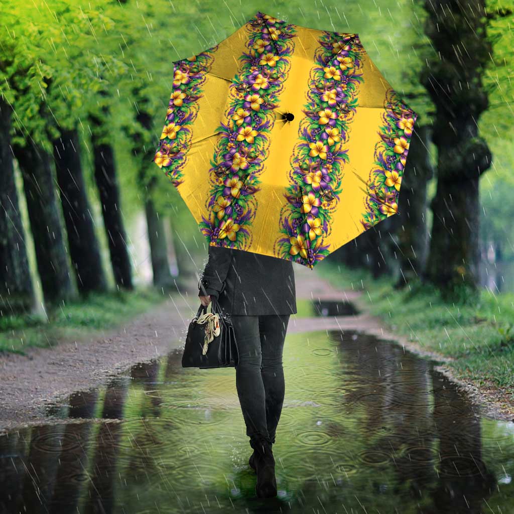 Aloha Hawaii Mardi Gras Umbrella Gold Style LT05 - Polynesian Pride