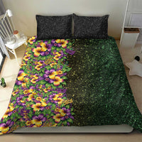 Hawaii Mardi Gras Bedding Set Tropical Flowers Glitter Style LT05 - Polynesian Pride
