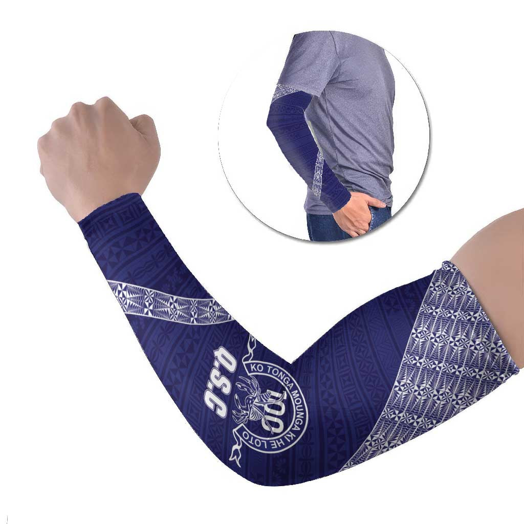 Tonga Queen Salote College Arm Sleeves 100 Years Anniversary Navy Color