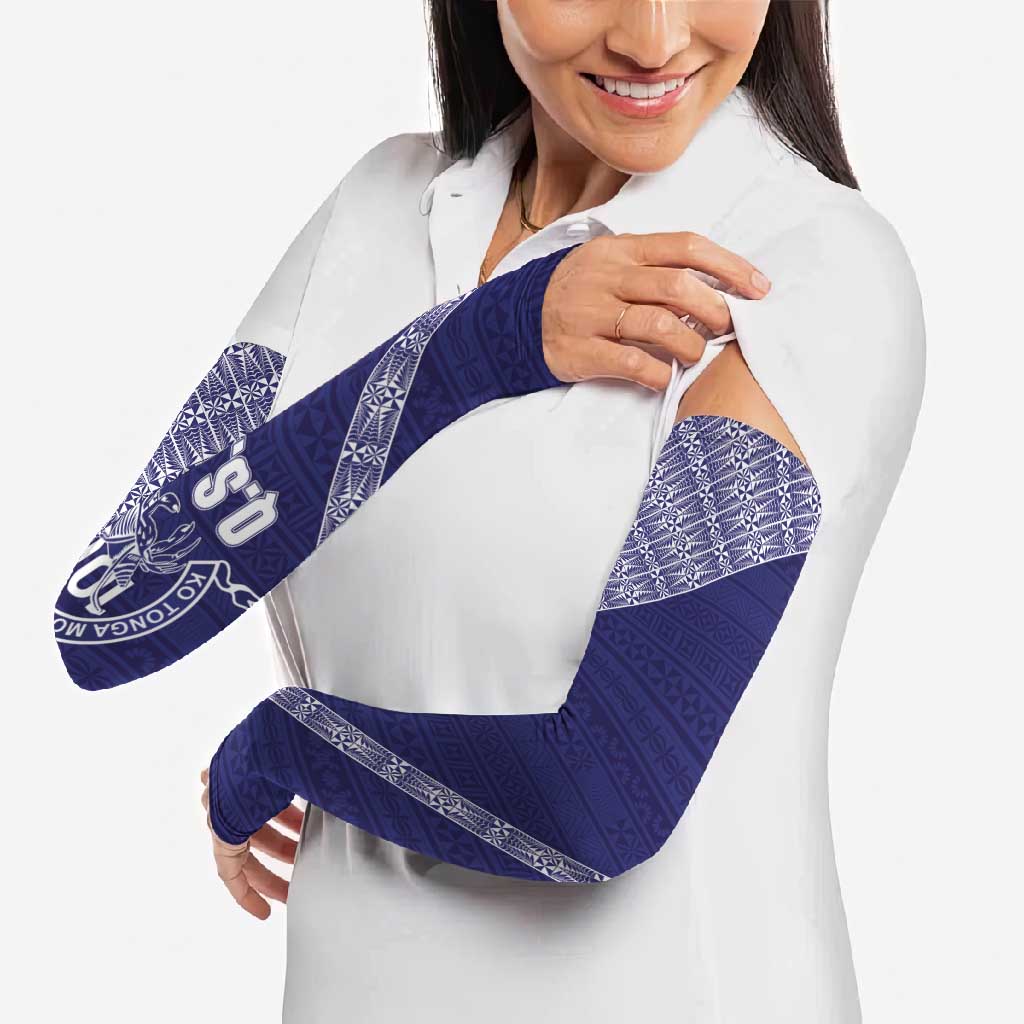 Tonga Queen Salote College Arm Sleeves 100 Years Anniversary Navy Color