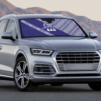 Tonga Queen Salote College Auto Sun Shade 100 Years Anniversary Navy Color