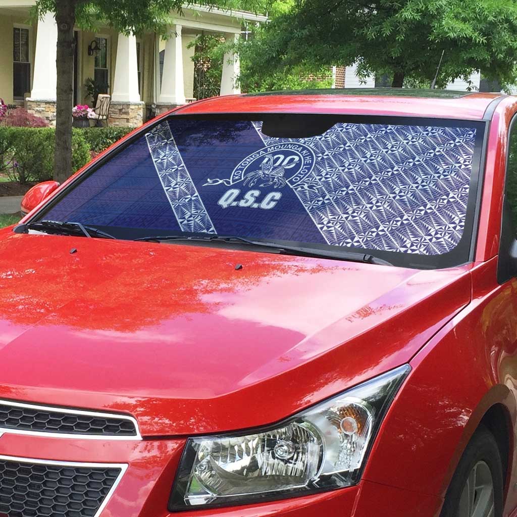 Tonga Queen Salote College Auto Sun Shade 100 Years Anniversary Navy Color