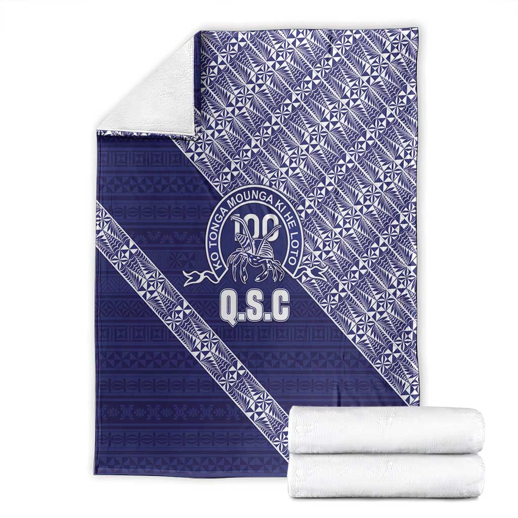 Tonga Queen Salote College Blanket 100 Years Anniversary Navy Color