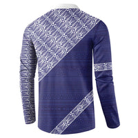 Tonga Queen Salote College Button Sweatshirt 100 Years Anniversary Navy Color