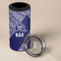 Tonga Queen Salote College 4 in 1 Can Cooler Tumbler 100 Years Anniversary Navy Color LT05 - Polynesian Pride