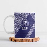 Tonga Queen Salote College Ceramic Mug 100 Years Anniversary Navy Color