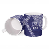 Tonga Queen Salote College Ceramic Mug 100 Years Anniversary Navy Color