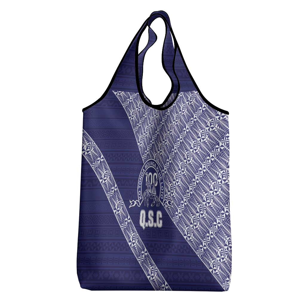 Tonga Queen Salote College Grocery Bag 100 Years Anniversary Navy Color