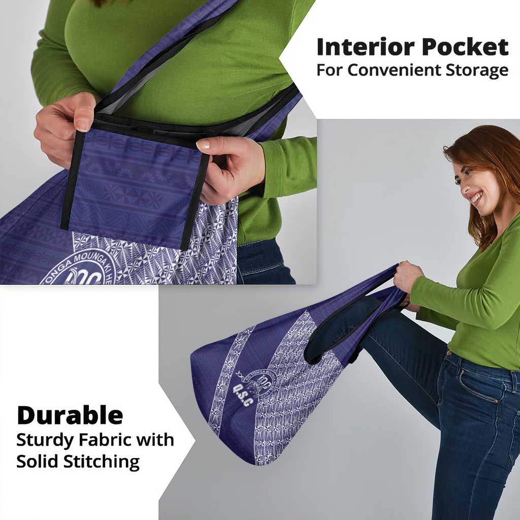 Tonga Queen Salote College Grocery Bag 100 Years Anniversary Navy Color