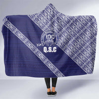 Tonga Queen Salote College Hooded Blanket 100 Years Anniversary Navy Color