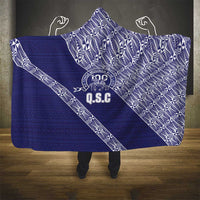 Tonga Queen Salote College Hooded Blanket 100 Years Anniversary Navy Color