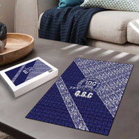 Tonga Queen Salote College Puzzle 100 Years Anniversary Navy Color