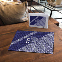 Tonga Queen Salote College Puzzle 100 Years Anniversary Navy Color