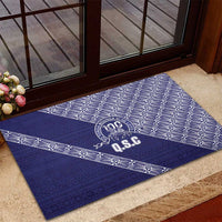 Tonga Queen Salote College Rubber Doormat 100 Years Anniversary Navy Color