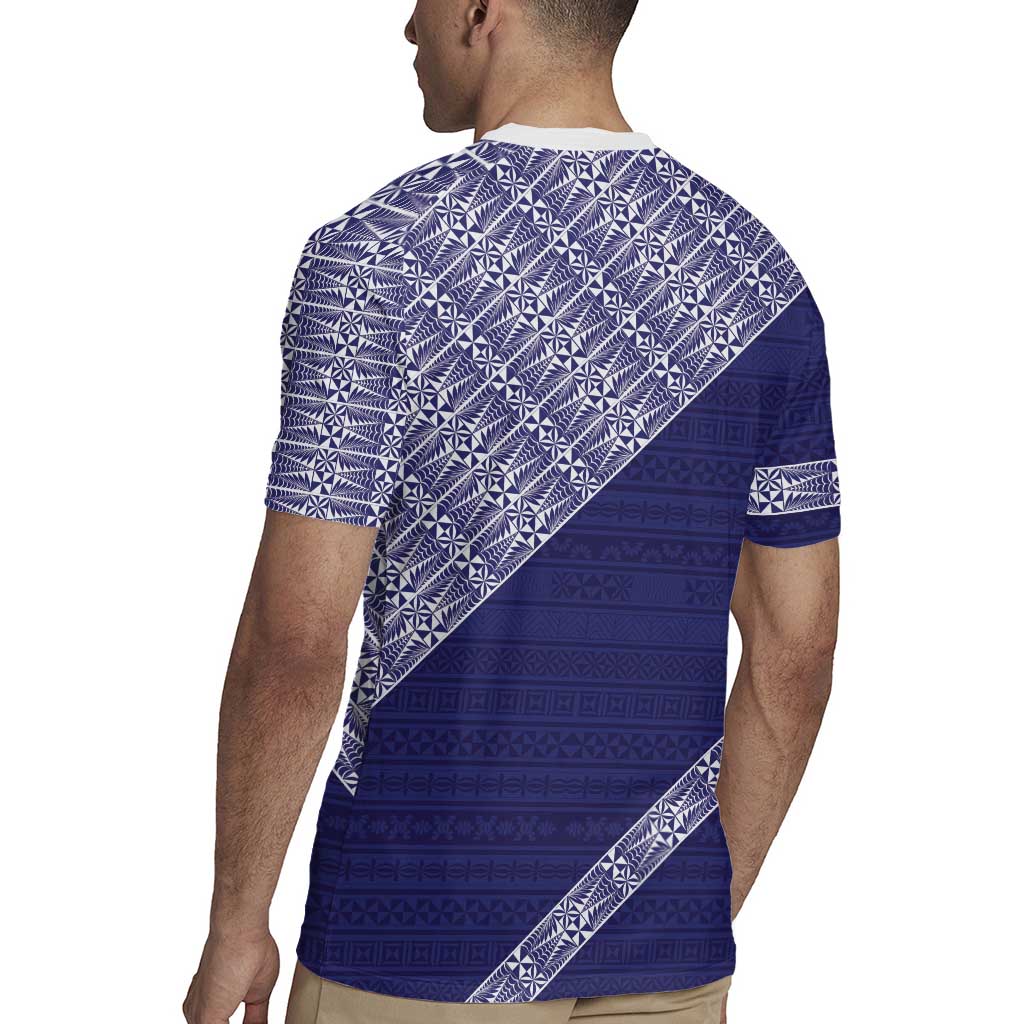 Tonga Queen Salote College Rugby Jersey 100 Years Anniversary Navy Color