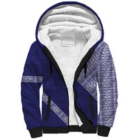 Tonga Queen Salote College Sherpa Hoodie 100 Years Anniversary Navy Color