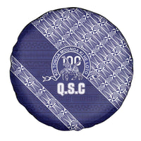 Tonga Queen Salote College Spare Tire Cover 100 Years Anniversary Navy Color