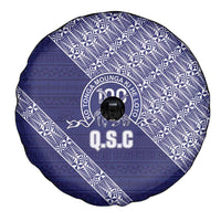 Tonga Queen Salote College Spare Tire Cover 100 Years Anniversary Navy Color