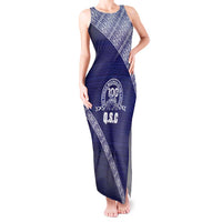Tonga Queen Salote College Tank Maxi Dress 100 Years Anniversary Navy Color