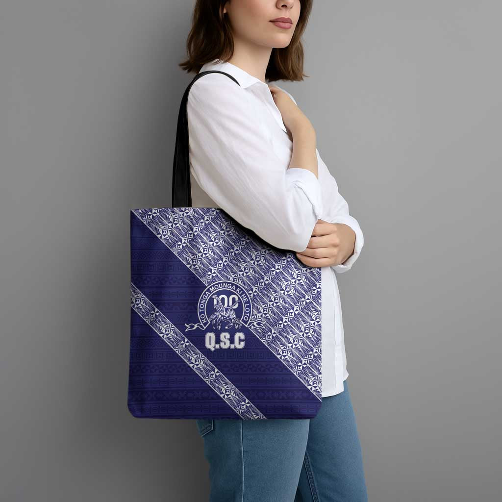 Tonga Queen Salote College Tote Bag 100 Years Anniversary Navy Color
