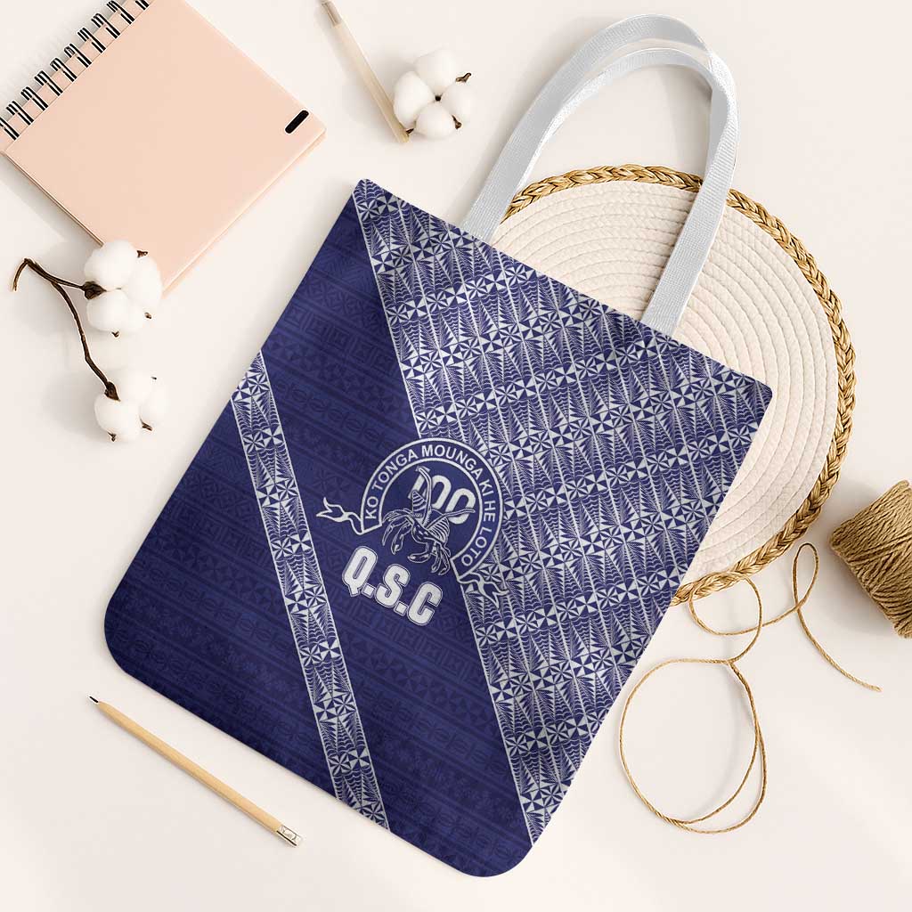 Tonga Queen Salote College Tote Bag 100 Years Anniversary Navy Color