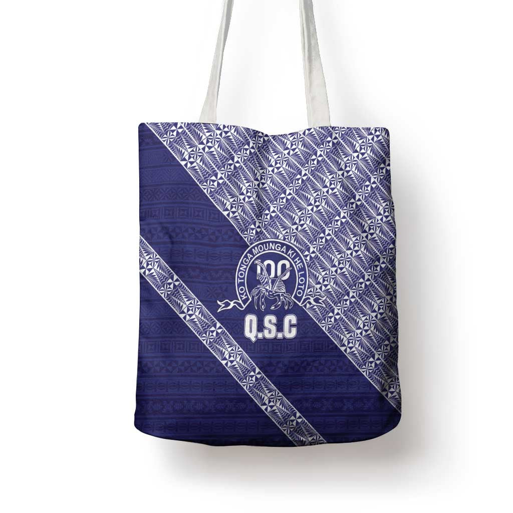 Tonga Queen Salote College Tote Bag 100 Years Anniversary Navy Color