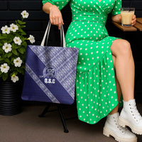 Tonga Queen Salote College Tote Bag 100 Years Anniversary Navy Color