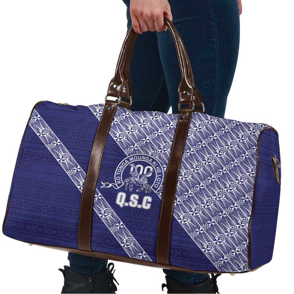 Tonga Queen Salote College Travel Bag 100 Years Anniversary Navy Color