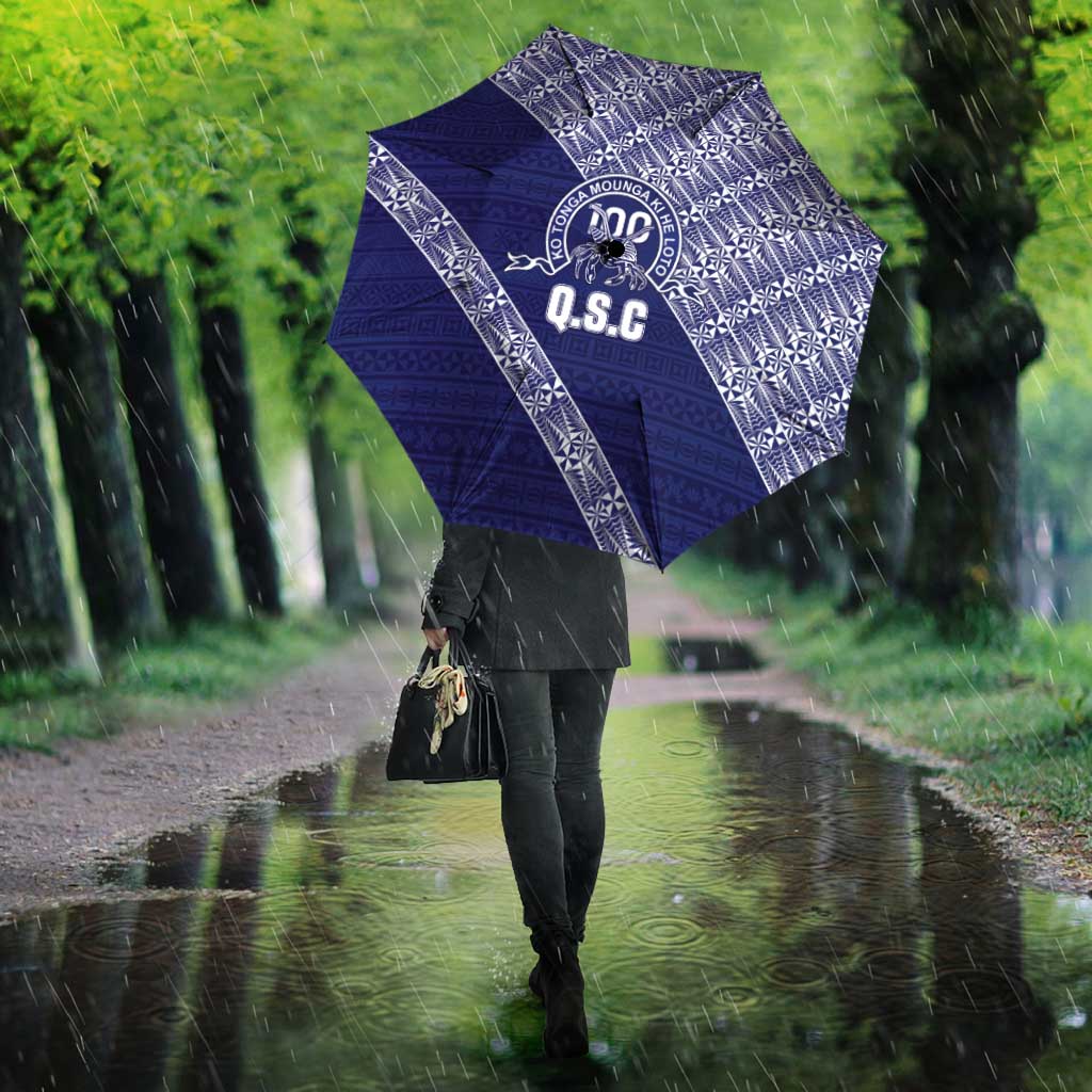 Tonga Queen Salote College Umbrella 100 Years Anniversary Navy Color LT05 - Polynesian Pride
