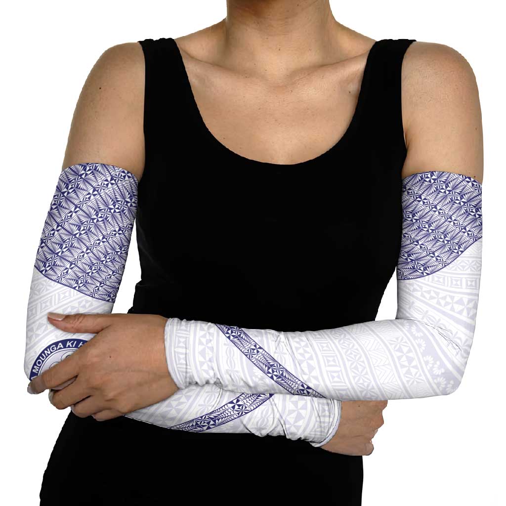 Tonga Queen Salote College Arm Sleeves 100 Years Anniversary White Color