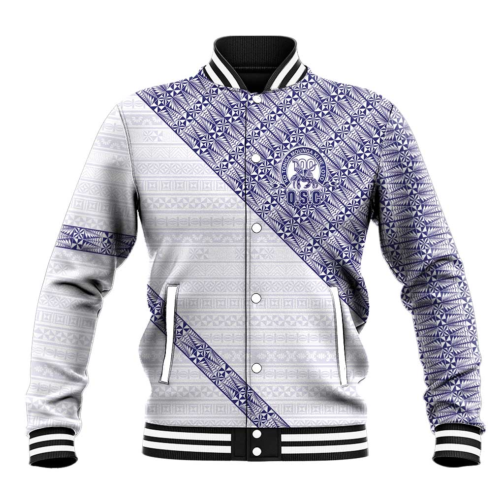 Tonga Queen Salote College Baseball Jacket 100 Years Anniversary White Color