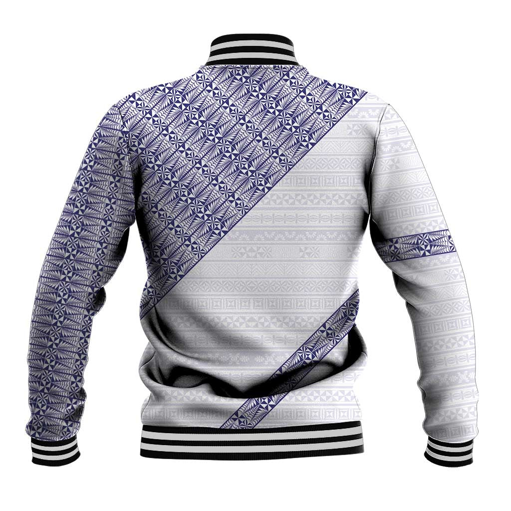Tonga Queen Salote College Baseball Jacket 100 Years Anniversary White Color