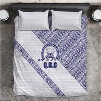 Tonga Queen Salote College Bedding Set 100 Years Anniversary White Color