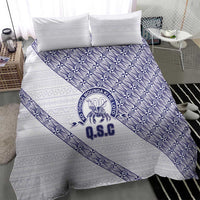 Tonga Queen Salote College Bedding Set 100 Years Anniversary White Color