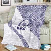 Tonga Queen Salote College Blanket 100 Years Anniversary White Color