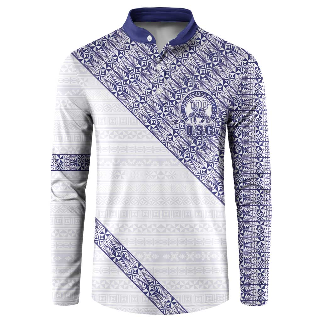 Tonga Queen Salote College Button Sweatshirt 100 Years Anniversary White Color