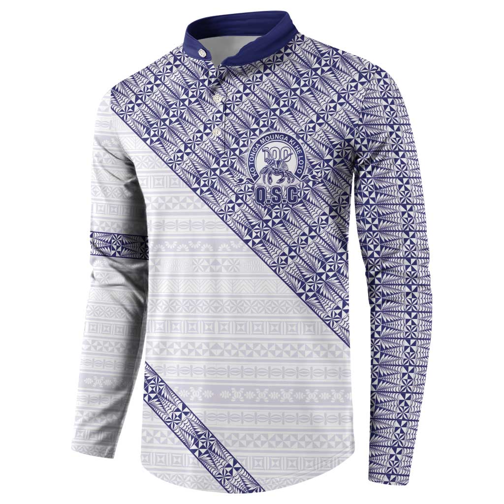 Tonga Queen Salote College Button Sweatshirt 100 Years Anniversary White Color