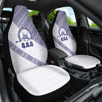 Tonga Queen Salote College Car Seat Cover 100 Years Anniversary White Color