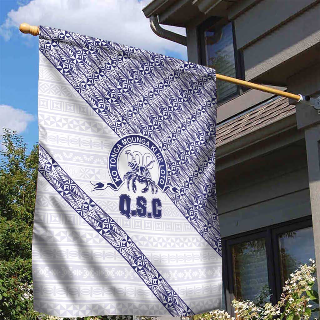 Tonga Queen Salote College Garden Flag 100 Years Anniversary White Color