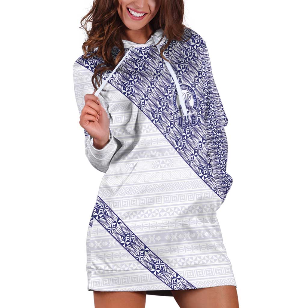 Tonga Queen Salote College Hoodie Dress 100 Years Anniversary White Color LT05 White - Polynesian Pride