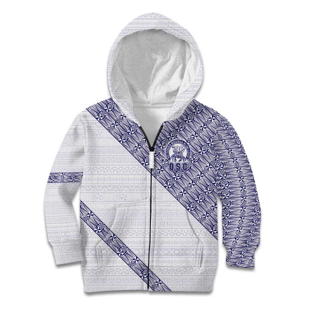 Tonga Queen Salote College Kid Hoodie 100 Years Anniversary White Color