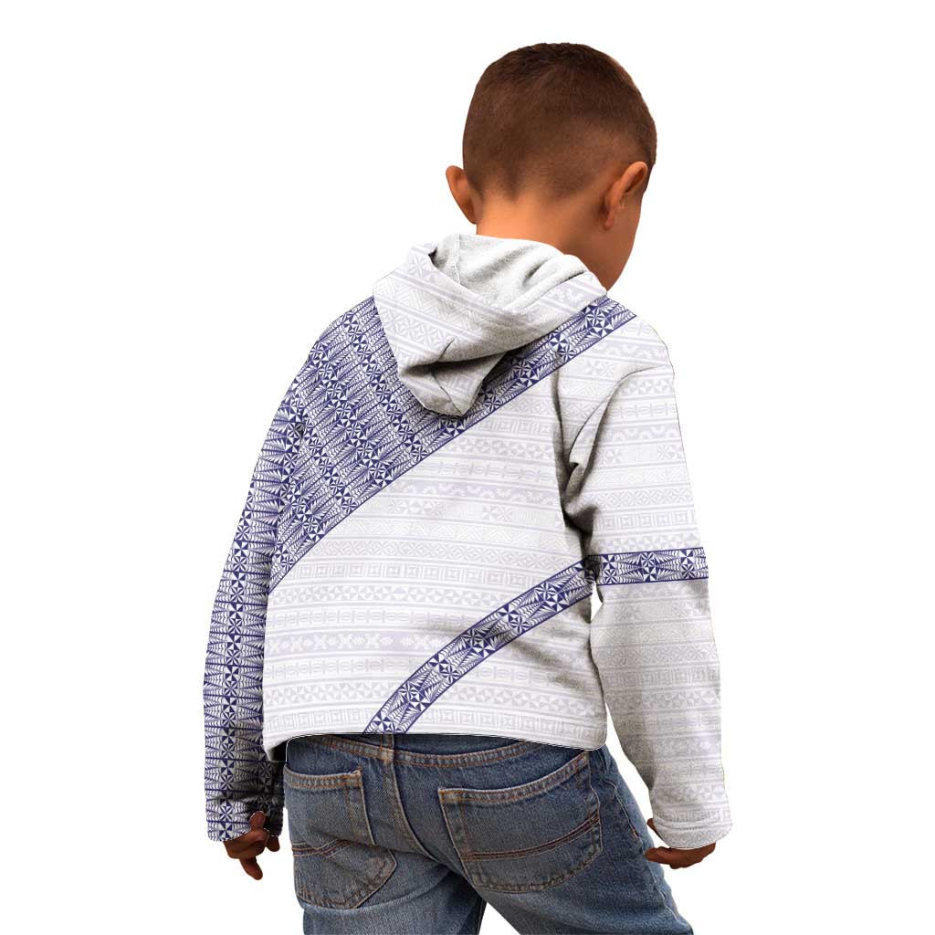 Tonga Queen Salote College Kid Hoodie 100 Years Anniversary White Color